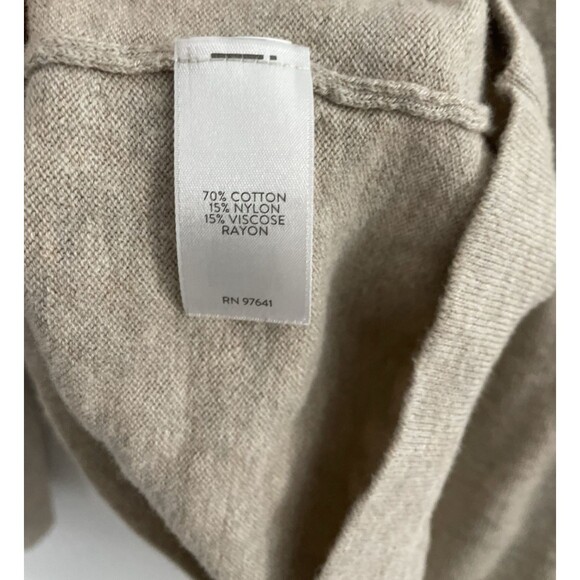 J. Jill Sweater Womens Large petite Beige Scottish Dog Scottie  dog lover LP - Picture 5 of 5